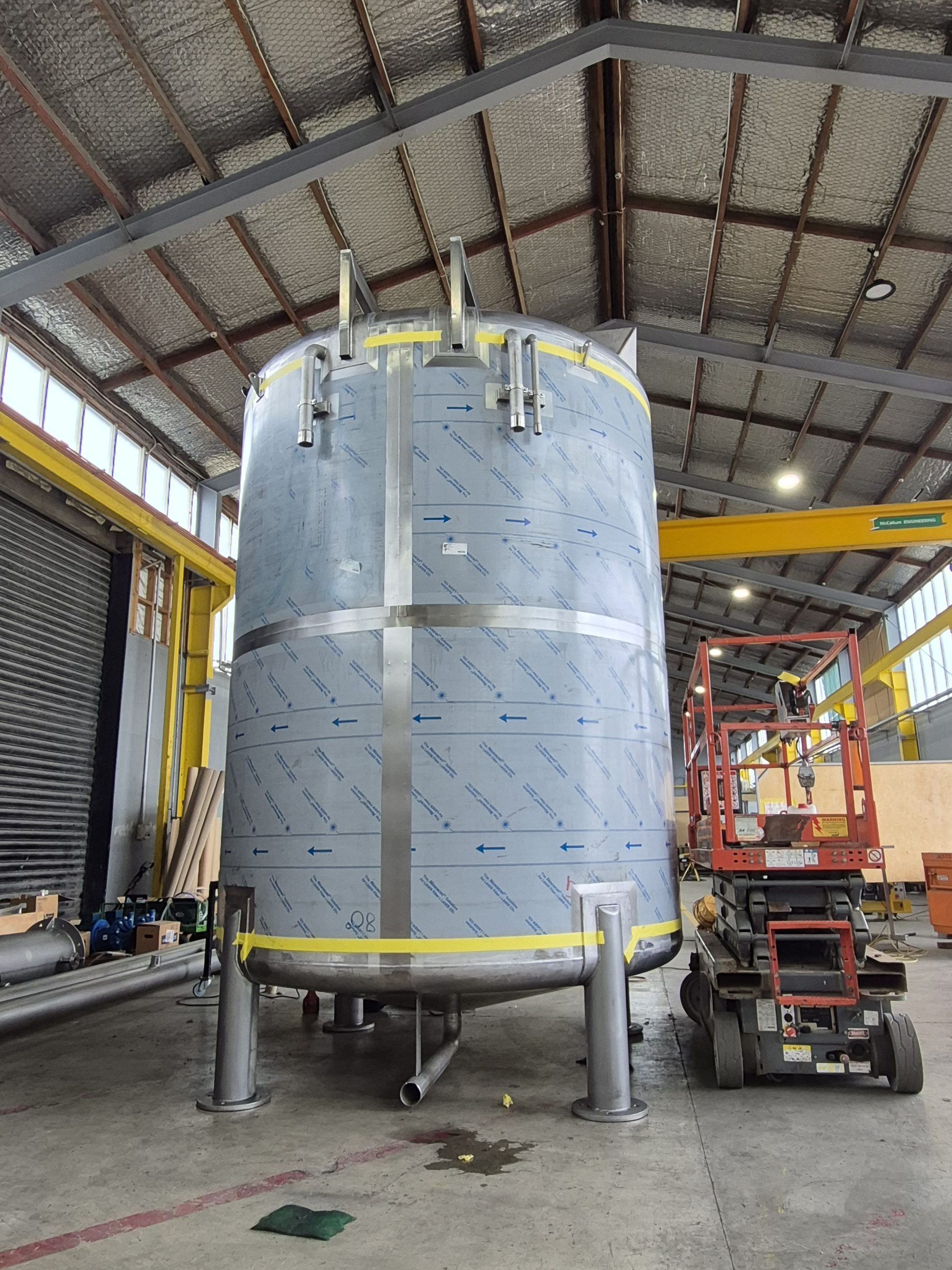 fabrication of mixing tank